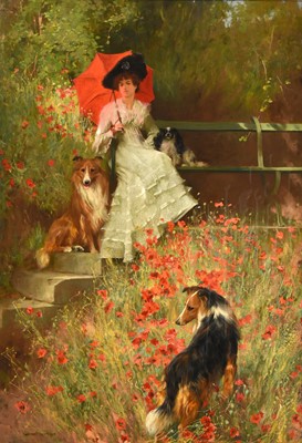 Lot 1196 - Arthur Wardle (1864-1949) A Quiet Moment in...