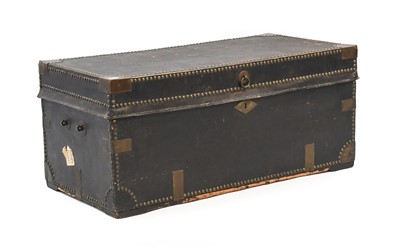 Lot 534 - A 19th Century Cedar-Lined Brown Leather and...