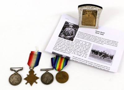Lot 37 - A First World War Long Service Group of Four...