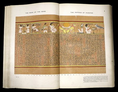 Lot 55 - Budge (E. A. Wallis). The Book of the Dead,...