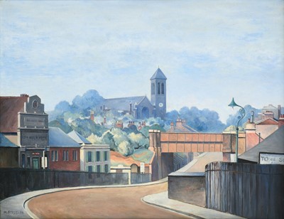 Lot 52 - Harold Steggles (1911-1971) "St. Marks Church",...