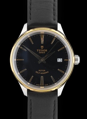 Lot 2161 - Tudor: A Steel and Gold Automatic Calendar...