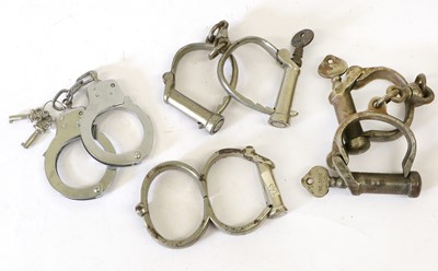 Lot 72 - A Pair of Nickel Plated Iron Darby Style...