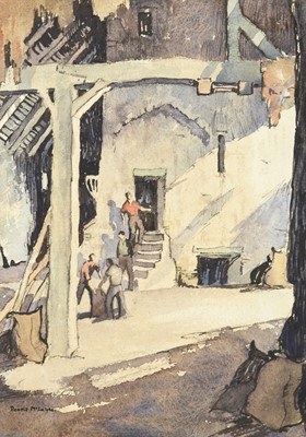 Lot 22 - Donald McIntyre RCA (1923-2009)  Workmen...