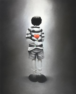Lot 45 - Mackenzie Thorpe (b.1956) "The Gift" Signed,...