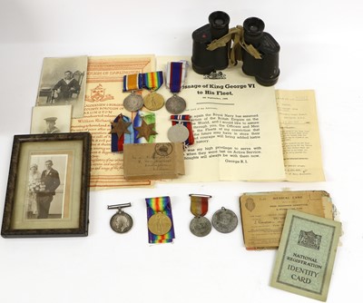 Lot 26 - A First/Second World War Long Service Group of...