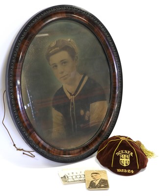 Lot 19 - David John Kempson of Durham Co English Schools Football Association Football Cap