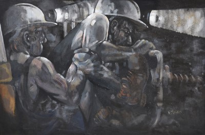 Lot 19 - Harry Malkin (b.1951) "The Struggle" Signed,...