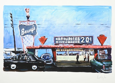 Lot 159 - Bob Dylan (b.1941) American "Hamburger Stand,...