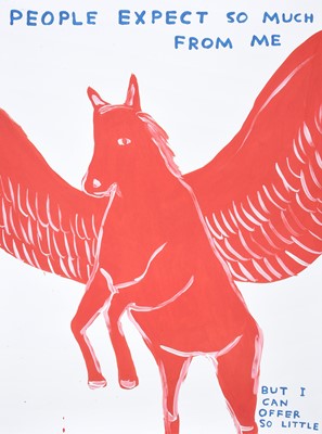 Lot 170 - David Shrigley OBE (b.1968) "People Expect so...