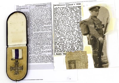Lot 35 - A First World War Military Cross, awarded to...