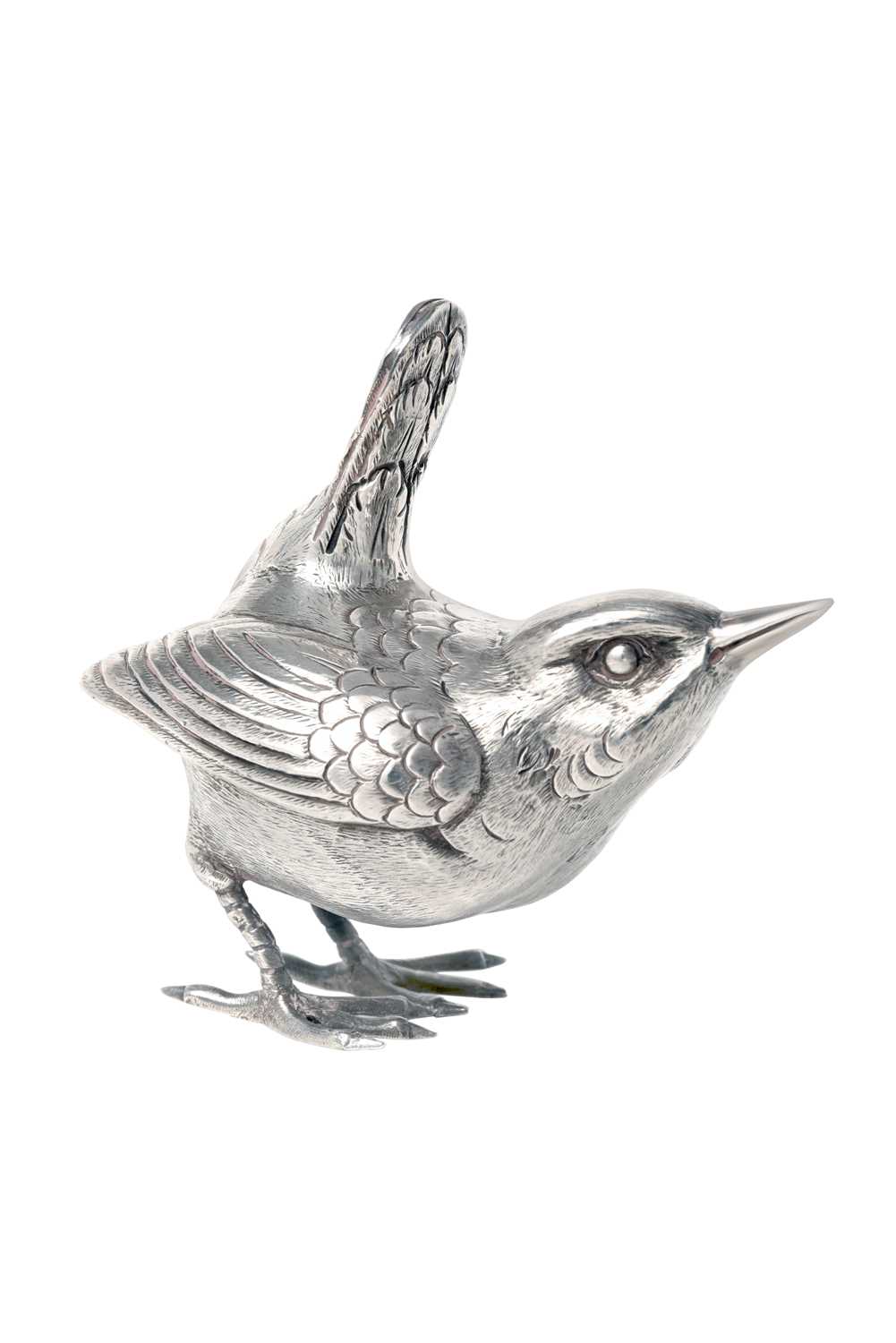 Lot 2082 - An Elizabeth II Silver Model of a Wren