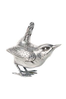 Lot 2082 - An Elizabeth II Silver Model of a Wren