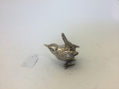 Lot 2082 - An Elizabeth II Silver Model of a Wren