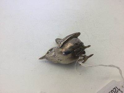 Lot 2082 - An Elizabeth II Silver Model of a Wren