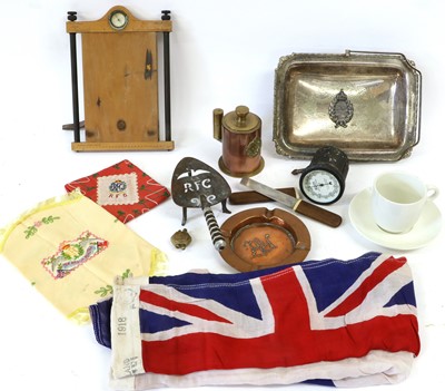 Lot 91 - A First World War RFC Navigation Map Board, in...