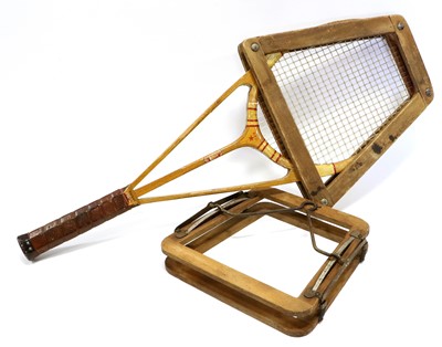 Lot 3 - Hazell's Streamline Red Star Tennis Racket