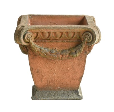 Lot 612 - A Liberty & Co. Terracotta Planter, square...