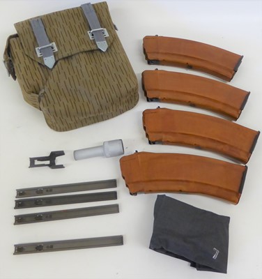 Lot 45 - An East German MPi-AK-74N Rifle Magazine Set,...