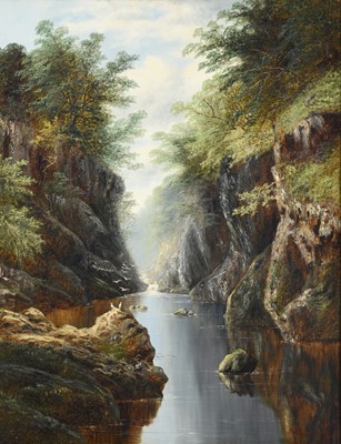 Lot 1071 - William Mellor (1851-1931) Fairy Glen in...