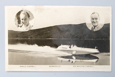 Lot 15 - Campbell (Donald), Bluebird II. Postcard...
