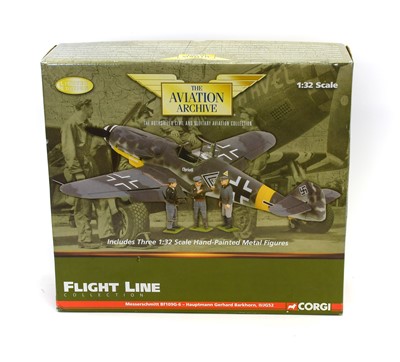 Lot 196 - Corgi Aviation Archive Flight Line US34903 1:32 Scale Messerschmitt Bf109G-6