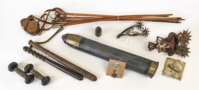Lot 76 - Three Officer Training Corps Swagger Sticks,...