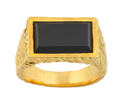 Lot 2283 - An 18 Carat Gold Signet Ring, by Kutchinsky...