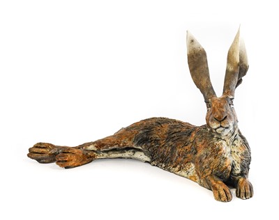 Lot 594 - Nick Mackman (1972-): A Glazed Raku Porcelain...