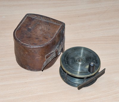 Lot 93 - A W Haynes, Cork 4" All Brass Reel