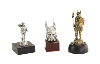 Lot 525 - A Rover Car Mascot, in the form of a Viking...