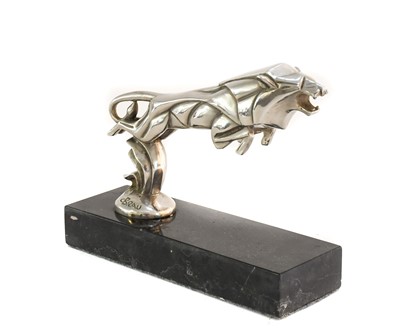 Lot 535 - A Car Mascot signed Casimir Brau in the form...