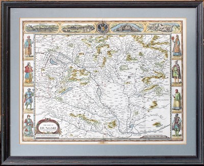Lot 96 - Speed (John). The Mape of Hungari, newly...