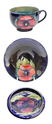 Lot 576 - William Moorcroft (1872-1945): A Pansy Pattern...