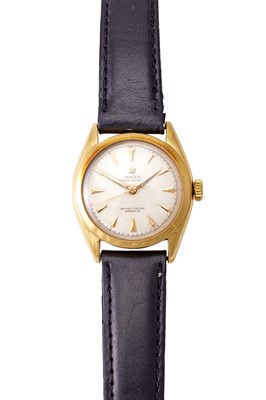 Lot 2184 - Rolex: An 18 Carat Gold Automatic Centre...