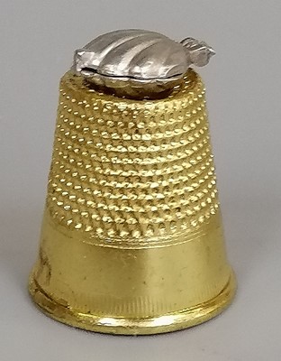 Lot 66 - A Collection of Thimbles, glass, enamel and...