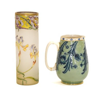 Lot 545 - A Burmantofts Faience Pottery Planter,...