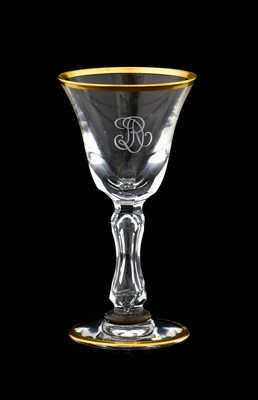 Lot 20 - A Set of Twenty-Two Small Sherry Glasses, en...