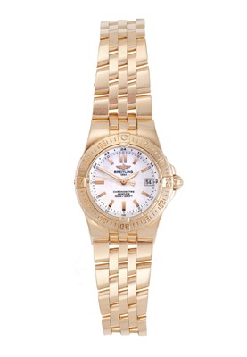 Lot 2200 - Breitling: A Lady's Limited Edition 18 Carat...