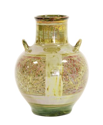 Lot 525 - A Pilkington's Royal Lancastrian Vase,...