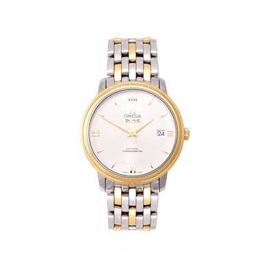 Lot 2181 - Omega: A Steel and Gold Automatic Calendar...