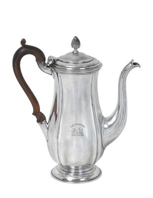 Lot 2082 - A William IV Silver Coffee-Pot