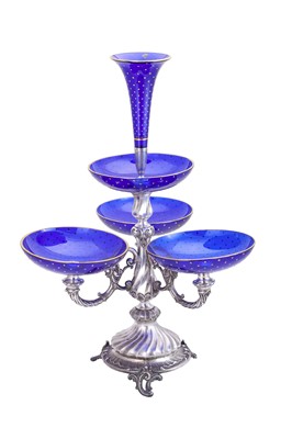 Lot 2051 - A German Silver Epergne Centrepiece Epergne
