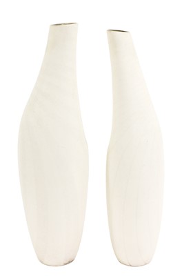 Lot 592 - David Roberts (b.1947): A Pair of Raku Vases,...