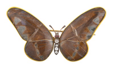 Lot 2308 - An Early 20th Century French Butterfly Brooch...