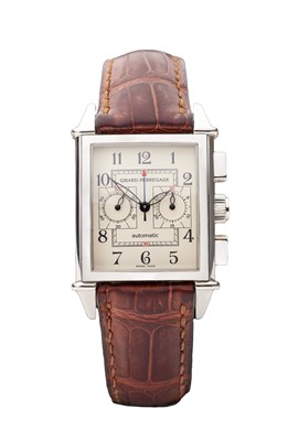 Lot 2195 - Girard Perregaux: A Stainless Steel Automatic...