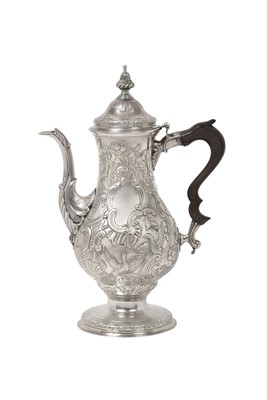 Lot 2013 - A George III Irish Silver Coffee-Pot