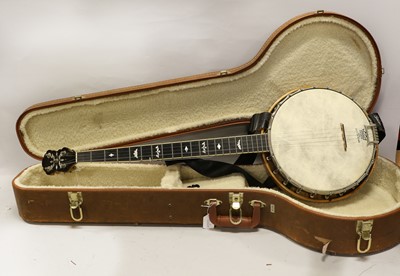 Lot 3071 - Banjo By Frank Merton, Glasgow