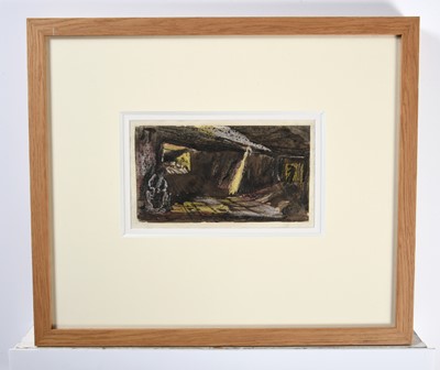 Lot 103 - Norman Towne (1915-1988) Miner and lamp...
