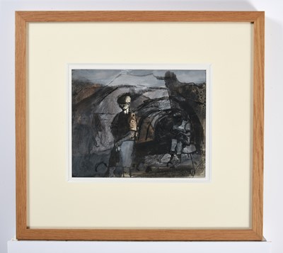 Lot 103 - Norman Towne (1915-1988) Miner and lamp...
